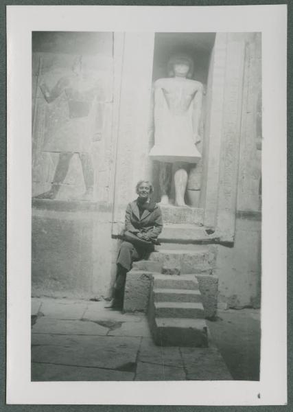 Ritratto femminile - Marieda Di Stefano - Egitto - Il Cairo - Saqqara - Necropoli - Mastaba di Mereruka - Interno - Statua