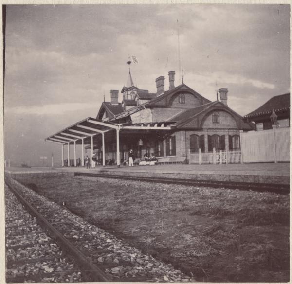 Cina - Stazione ferroviaria - Binari