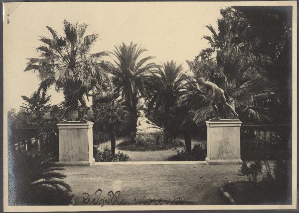 Statua - Achille morente - Herter, Ernst - Corfù - Achilleion - Giardino