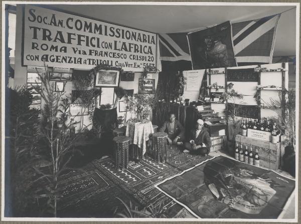 Libia - Tripoli - Fiera Campionaria - Padiglione fieristico - Interno - Stand della Società Anonima Commissionaria Traffici con l'Africa