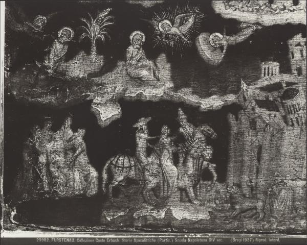 Dipinto - Scene dell'Apocalisse (particolare) - Giusto de' Menabuoi (?) - Fürstenau - Collezione del conte di Erbach