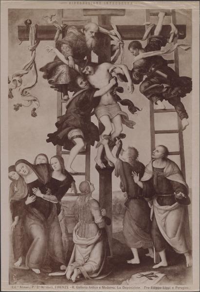 Dipinto - Deposizione - Perugino e Filippino Lippi - Firenze - Galleria dell'Accademia
