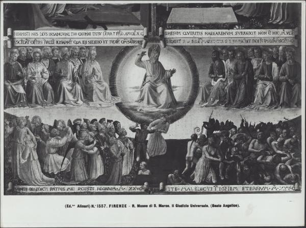 Dipinto - Giudizio Universale - Beato Angelico (e aiuti) - Firenze - Museo di San Marco