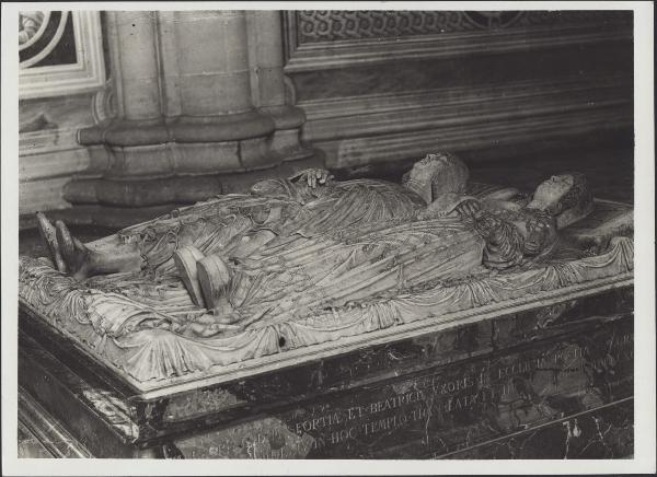 Monumento funebre - Cenotafio per Lodovico il Moro e Beatrice d'Este - Cristoforo Solari - Pavia - Certosa di Pavia - Transetto sinistro