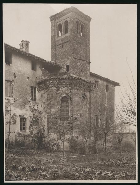 Melegnano - Chiesa di Santa Maria del Carmine - Abside e campanile