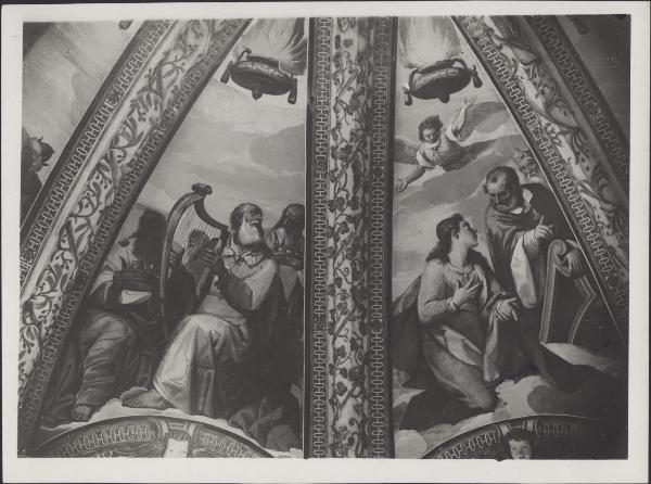 Dipinto murale - Scene dell'Apocalisse - Pietro Sorri e Alessandro Casolani - Certosa di Pavia - Chiesa - Tiburio