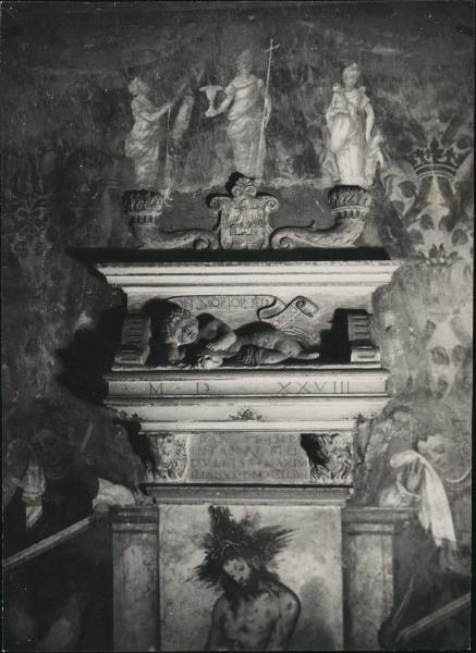 Monumento funebre - Sepolcro funerario di Francesco Stampa (particolare) - Giulio d'Oggiono - Soncino - Chiesa di Santa Maria delle Grazie