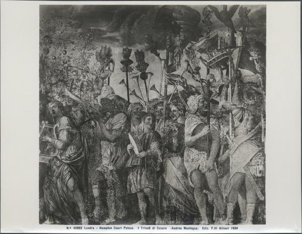 Dipinto - I Trionfi di Cesare - Andrea Mantegna - Hampton Court - Palace