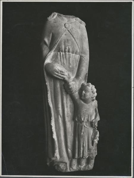 Scultura - Tobiolo e l'angelo - Giovanni di Balduccio - Milano - Castello Sforzesco - Museo di Arte Antica