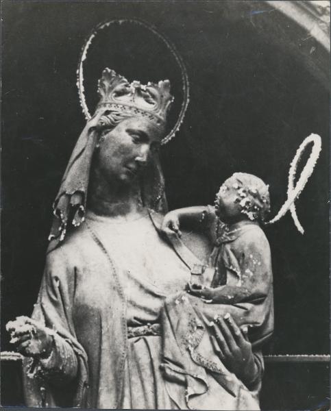 Scultura - Madonna con Bambino - Gano da Siena - Cremona - Duomo