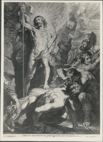 Incisione - Resurrezione - Pieter Paul Rubens e Schelte Adams Bolswert - Milano (?)