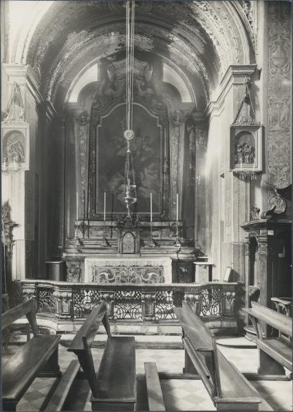 Altare - Altare di Sant'Alessandro Sauli - Milano - Chiesa dei Ss. Barnaba e Paolo / Pala d'altare dipinta - Gloria di Sant'Alessandro Sauli - Mattia Bortoloni - Milano - Chiesa dei Ss. Barnaba e Paolo