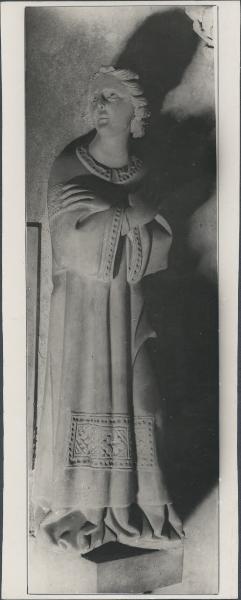 Scultura - Angelo - Giovanni di Balduccio (bottega) - Milano - Chiesa di San Gottardo in Corte - Monumento ad Azzone Visconti