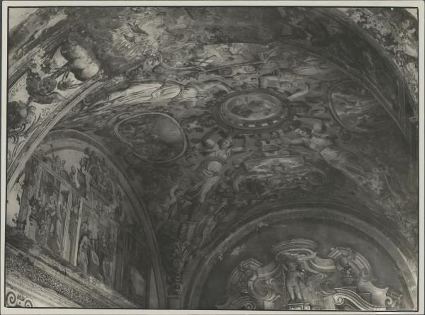 Dipinti murali - Scene sacre - Abbadia Cerreto - Chiesa di San Pietro - Cappella della Madonna