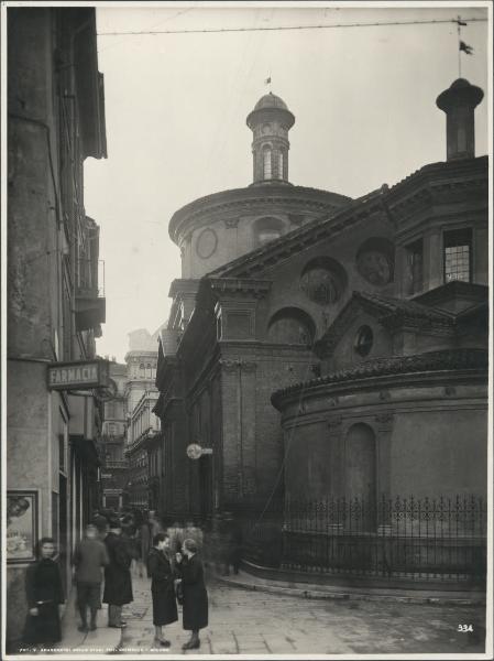 Milano - Via Falcone - Chiesa di Santa Maria presso S. Satiro