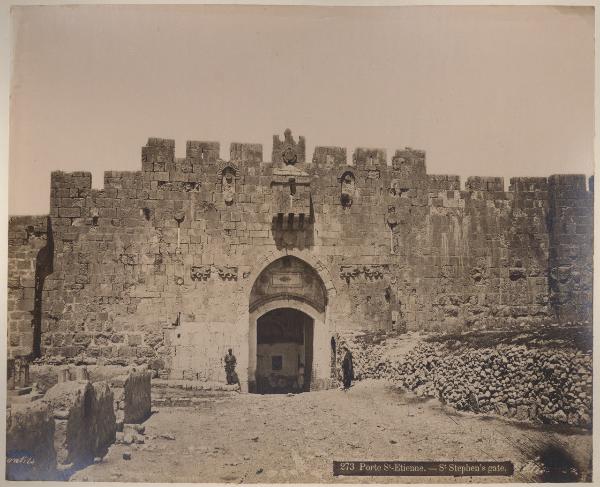 Israele - Gerusalemme - Mura della città - Porta di santo Stefano