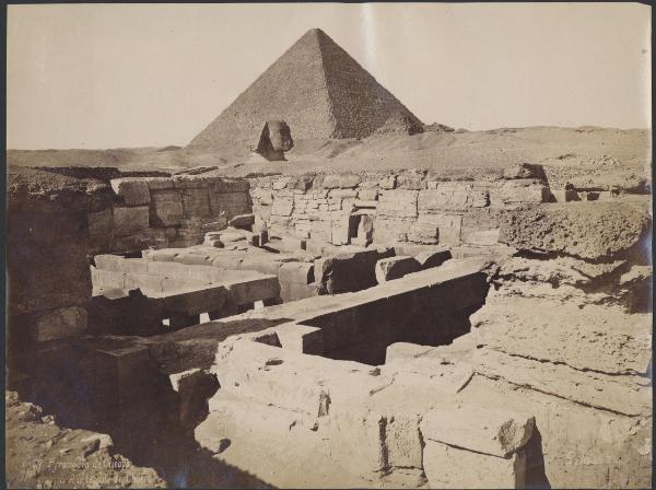 Egitto - Il Cairo dintorni - Piana di Giza - Sfinge - Piramide di Cheope - Tempio funerario di Chefren