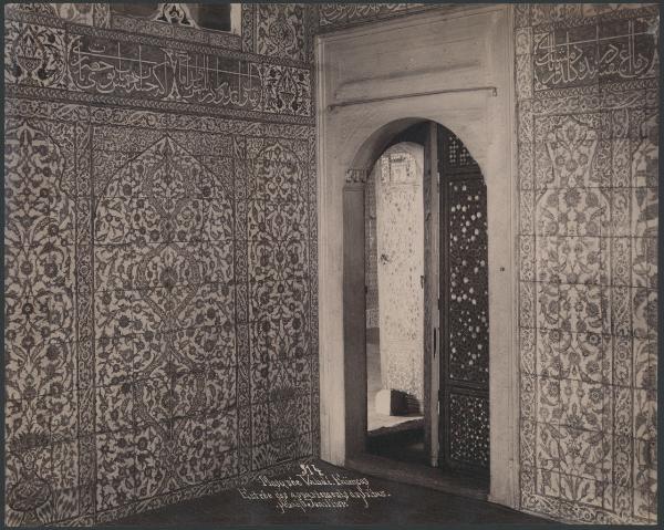 Turchia - Istanbul - Palazzo del Sultano - Topkapi (?) - Interno - Appartamenti del Sultano - Pareti in maiolica