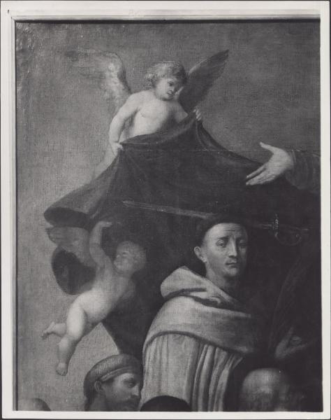 Dipinto - Madonna del Carmelo (particolare) - Moretto - Venezia - Gallerie dell'Accademia