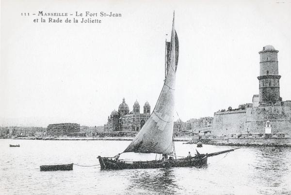 Francia - Marsiglia - Veduta del Forte di St-Jean e della rada della Joliette