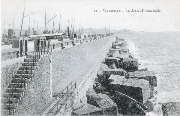 Francia - Marsiglia - Veduta della Jetée-Promenade