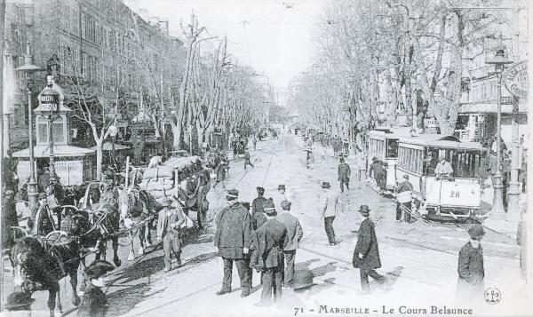 Francia - Marsiglia - Veduta di Corso Belsunce