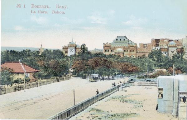 Russia (ora Azerbaigian) - Baku - La stazione ferroviaria