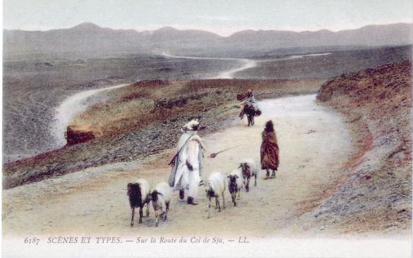 Algeria - Col de Sfa - Carovana di nomadi