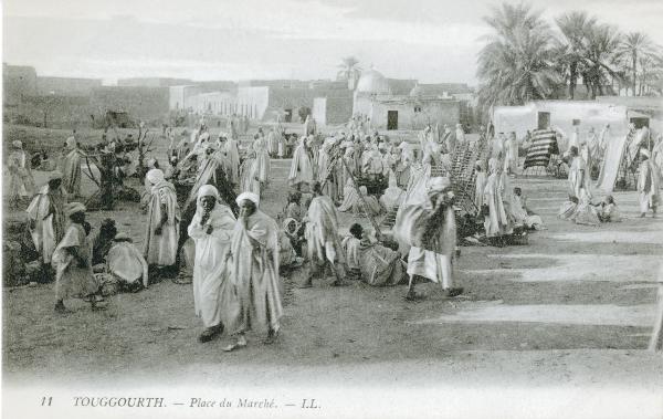 Algeria - Touggourt - piazza del mercato