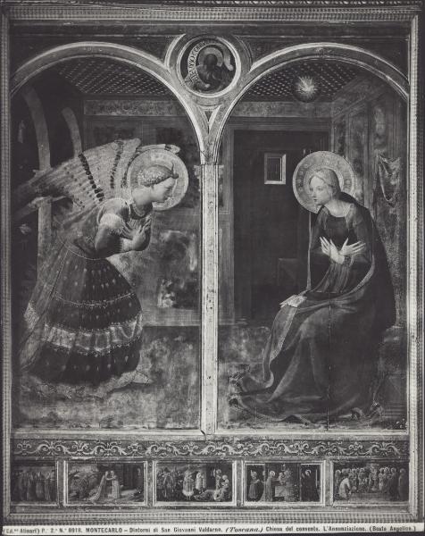 Dipinto - Annunciazione - Beato Angelico - S. Giovanni Valdarno - Convento di Montecarlo - Chiesa di S. Francesco