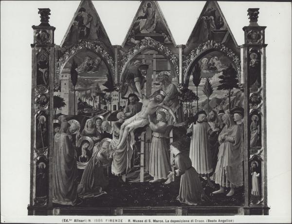 Dipinto - Deposizione di Cristo - Beato Angelico e Lorenzo Monaco - Firenze - Museo di San Marco