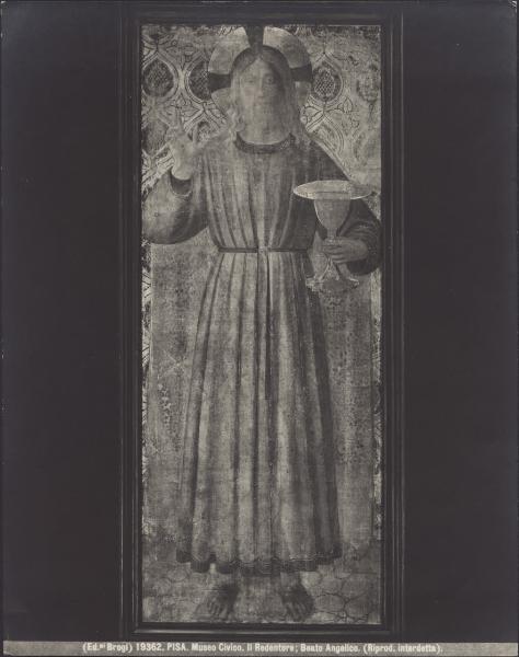 Stendardo Processionale - Cristo Redentore - Beato Angelico (attribuito) - Pisa - Museo Nazionale di S. Matteo