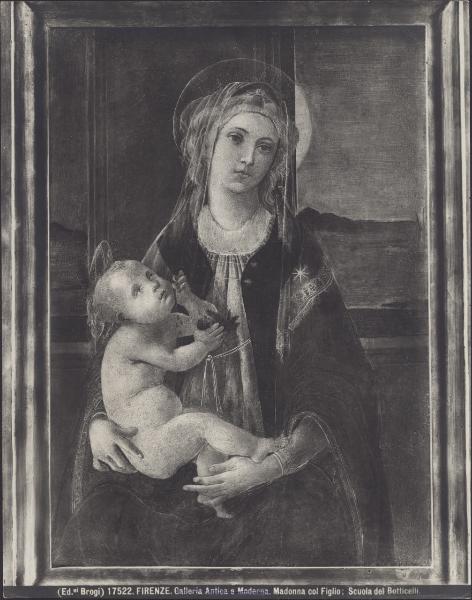 Dipinto - Madonna con Bambino - Sandro Botticelli (attribuito) - Firenze - Galleria dell'Accademia