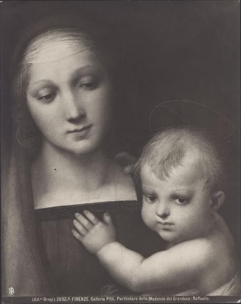 Dipinto - Madonna con Bambino detta Madonna del Granduca - Raffaello Sanzio - Firenze - Palazzo Pitti - Galleria Palatina