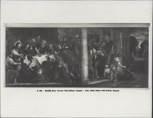 Dipinto - Ultima Cena - Paolo Veronese - Milano - Pinacoteca di Brera