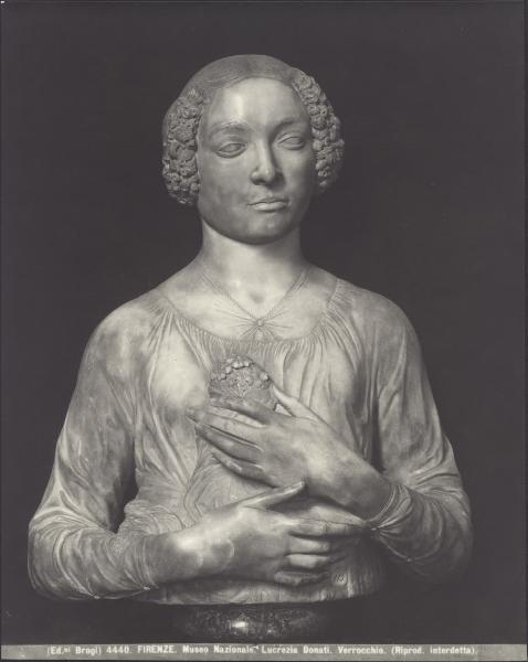 Scultura - Ritratto di donna - Andrea Verrocchio - Firenze - Museo Nazionale del Bargello