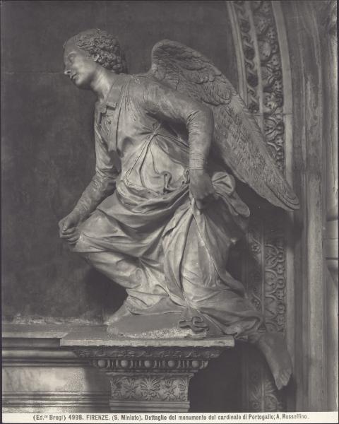 Monumento funebre - Sepolcro del Cardinale di Portogallo (particolare) - Antonio Rossellino - Firenze - Chiesa di S. Miniato al Monte - Cappella del Cardinale di Portogallo