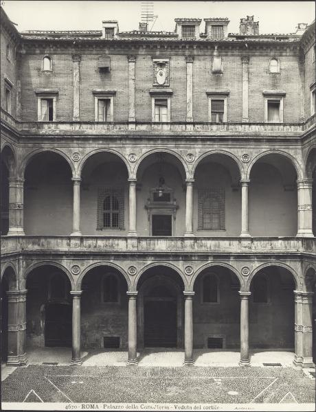 Roma - Palazzo della Cancelleria - Cortile