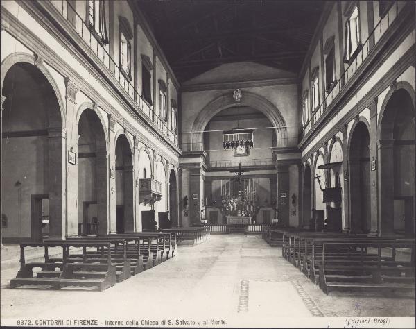 Firenze - Chiesa di S. Salvatore al Monte o S. Francesco al Monte alle Croci - Interno