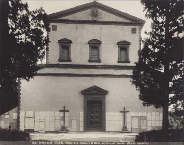 Firenze - Chiesa di S. Salvatore al Monte o S. Francesco al Monte alle Croci - Facciata