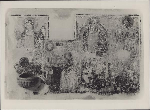 Dipinto murale - Scene sacre - Madignano - Santuario della Beata Vergine del Marzale