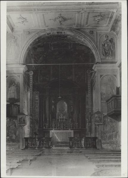 Fagnano Olona - Santuario della Madonna della Selva - Interno - Altare maggiore