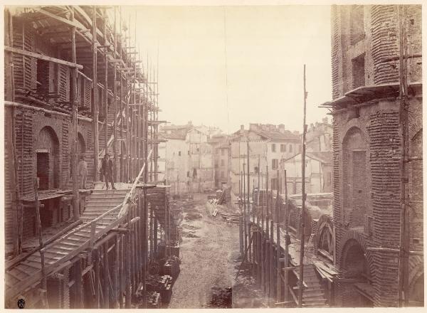 Milano - Galleria Vittorio Emanuele II - Cantiere