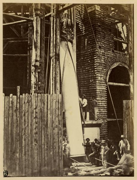 Milano - Galleria Vittorio Emanuele II - Cantiere