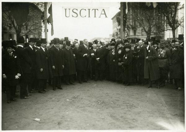 Milano - Fiera Campionaria - Mussolini - On. Nava