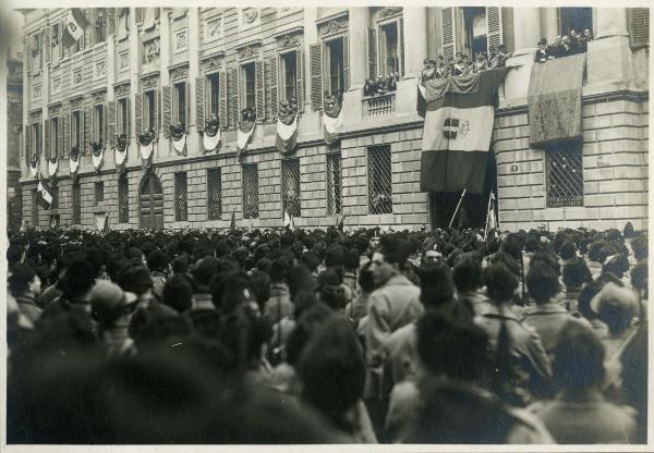 Milano - Palazzo Belgioioso - Mussolini