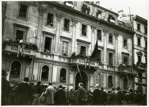 Milano - Corso Venezia 69 - Sede dei Fasci - Mussolini