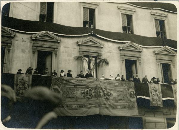 Milano - Palazzo Gonzaga - Addobbi per il VI Centenario di S. Domenico