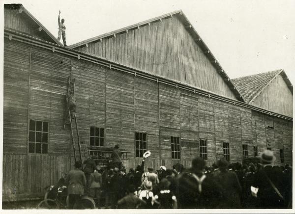 Milano - Taliedo - Campo di aviazione - Capannoni