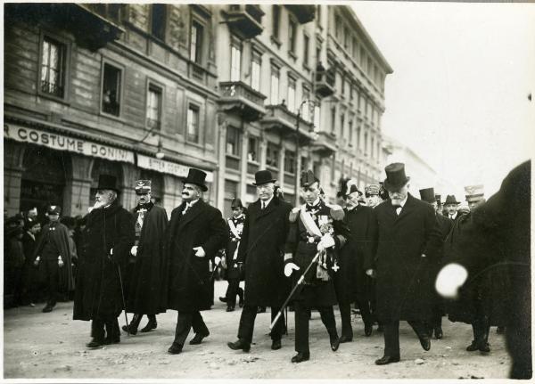 Milano - Corteo per la commemorazione dell'Ammiraglio Carlo Mirabello